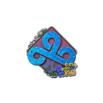 Наклейка | Cloud9 (блёстки)