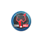Наклейка | MTS GameGod Wolf